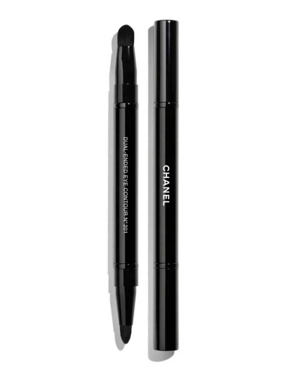 CHANEL Black Dual-Ended Eye Blending Brush N’201